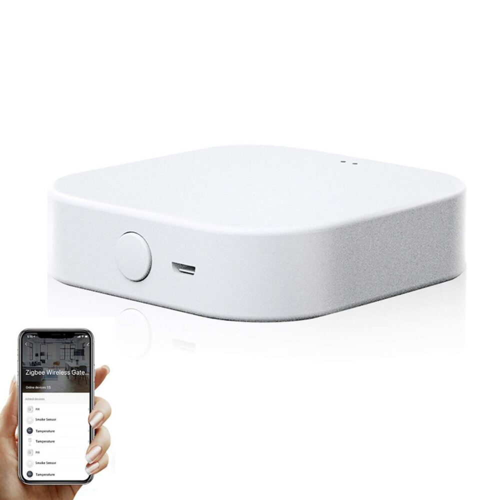 Passerelle Tuya ZigBee WiFi Bluetooth – Hub Multimode pour Maison Intelligente
