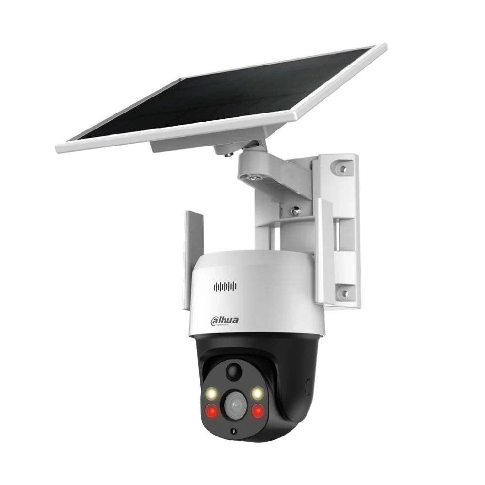 Caméra IP Dahua SD2A400H1B1 4MP, PTZ, solaire, vision nocturne. Idéale pour la surveillance professionnelle