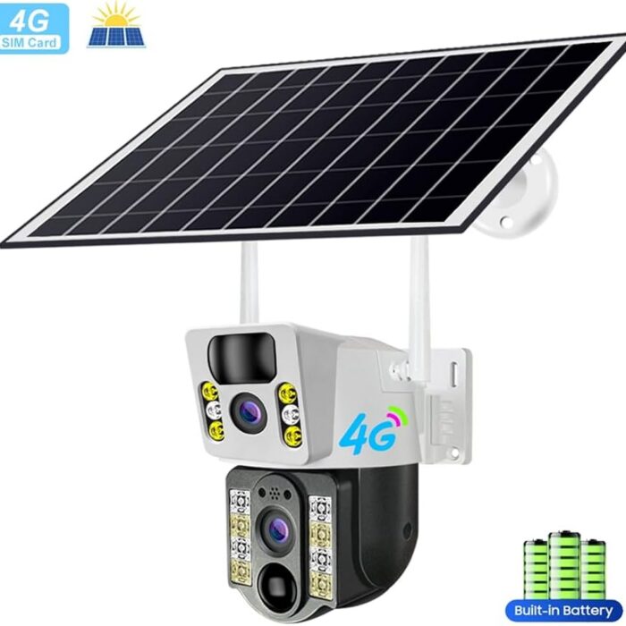 4G Caméra PTZ solaire 4MP V380