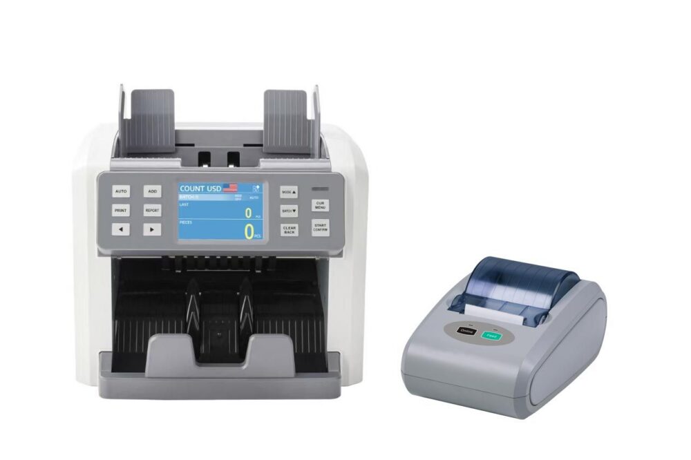 Compteur de Billets P120 avec imprimante 57mm – Rapide, Fiable et Précis