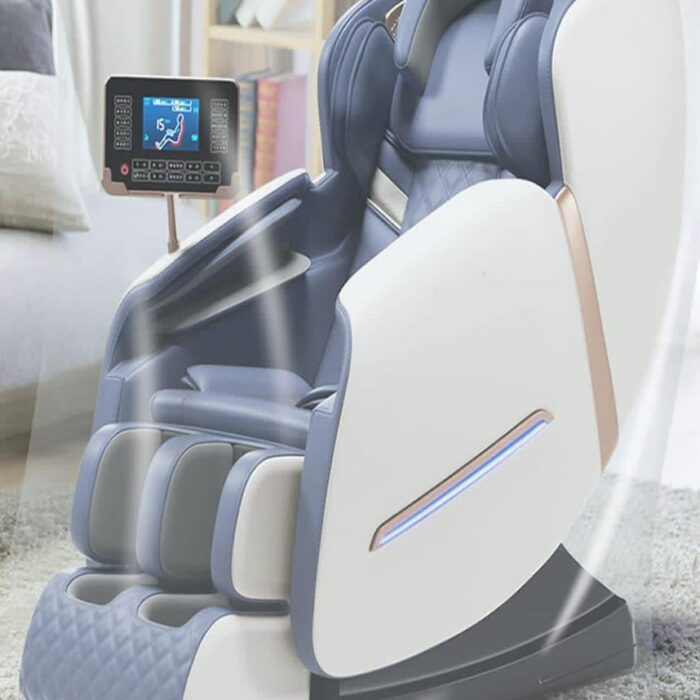Fauteuil de Massage Intelligent 5D – Modèle Haut de Gamme, Programmes de Relaxation Avancés avec Écran et Bluetooth Intégré