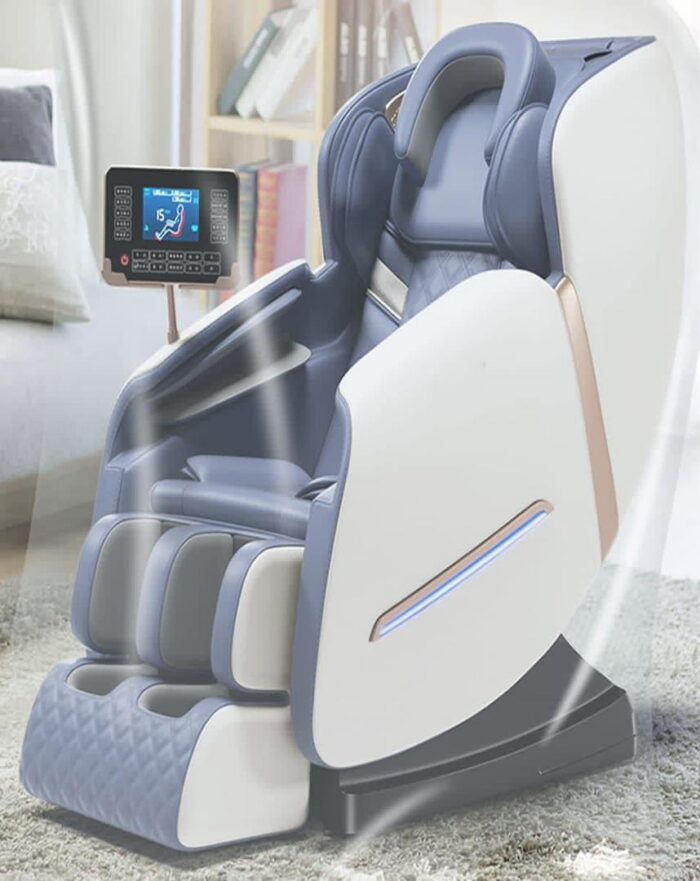 Fauteuil de Massage Intelligent 5D – Modèle Haut de Gamme, Programmes de Relaxation Avancés avec Écran et Bluetooth Intégré
