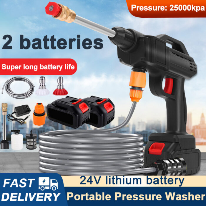 Lave-auto 40 bars avec 2 batteries d'autonomie de 30 minutes